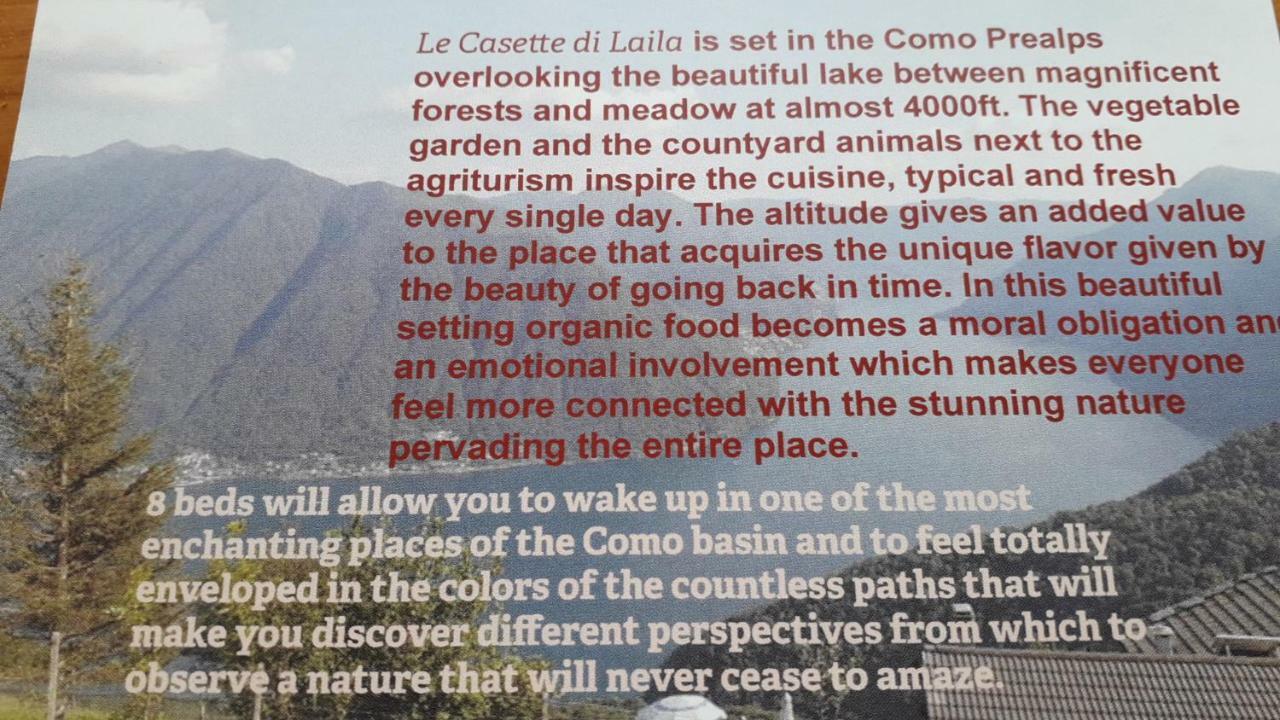 Le Casette Di Laila Colonno Extérieur photo